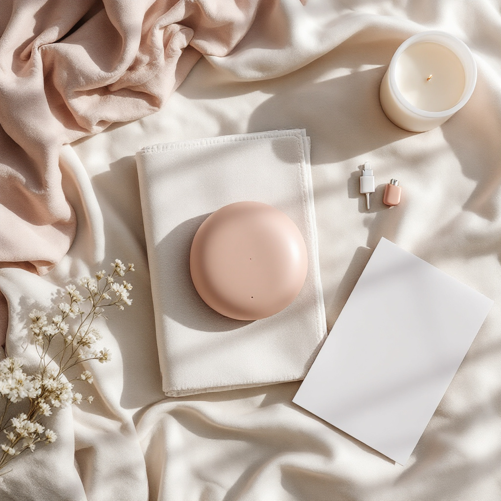 Paar Vibrator Erklärung für Anfänger: modernes Toy und Zubehör auf Nachttisch
